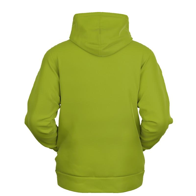 Shaded Warm Green Hoodie (C25M0Y100K30) - Ghost Back