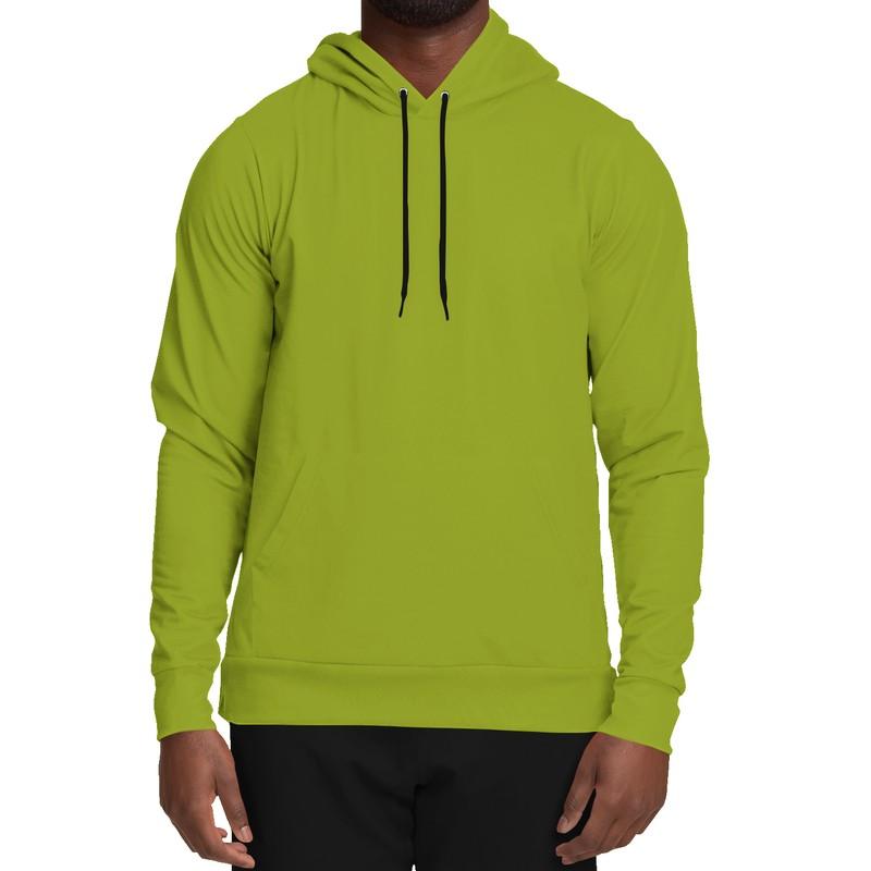 Shaded Warm Green Hoodie (C25M0Y100K30) - Man Front