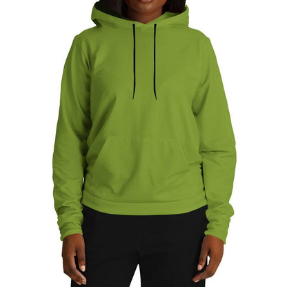 Shaded Warm Green Hoodie (C38M0Y100K30) - Woman Front