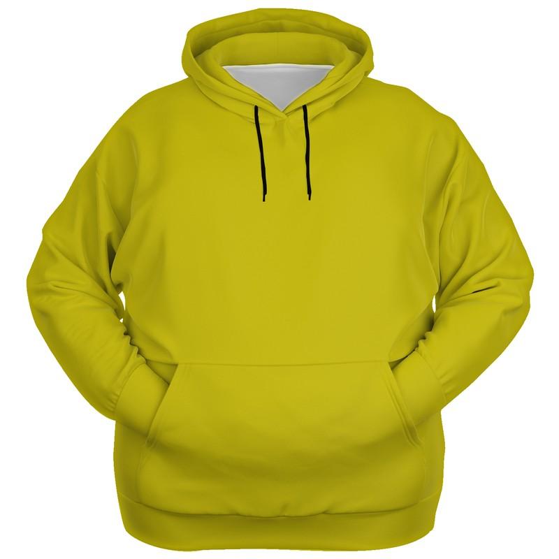 Shaded Yellow Hoodie (C0M0Y100K30) - Ghost Front PLUS