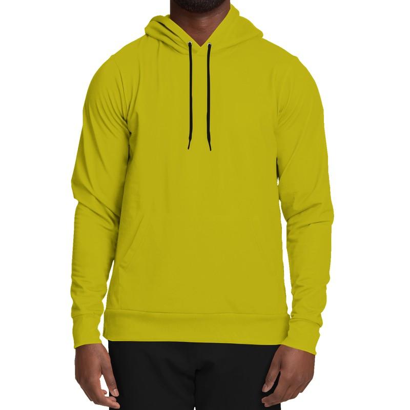 Shaded Yellow Hoodie (C0M0Y100K30) - Man Front