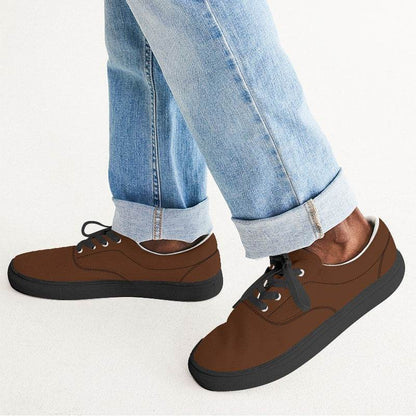 Sienna Men's Canvas Sneakers (OR2-MU-DE) - Man CloseUp