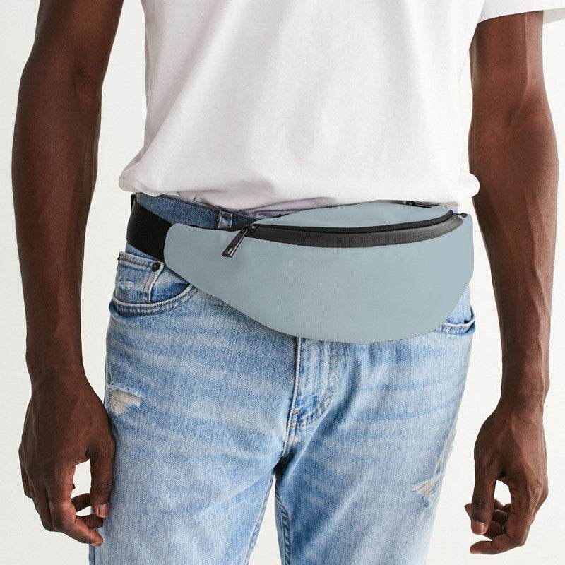 Silver Belt Bag (BC2-NE-LG) - Man Front CloseUp