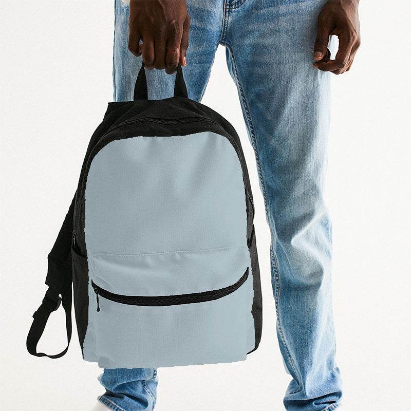 Silver Canvas Backpack (BC2-NE-LG) - Man Holding