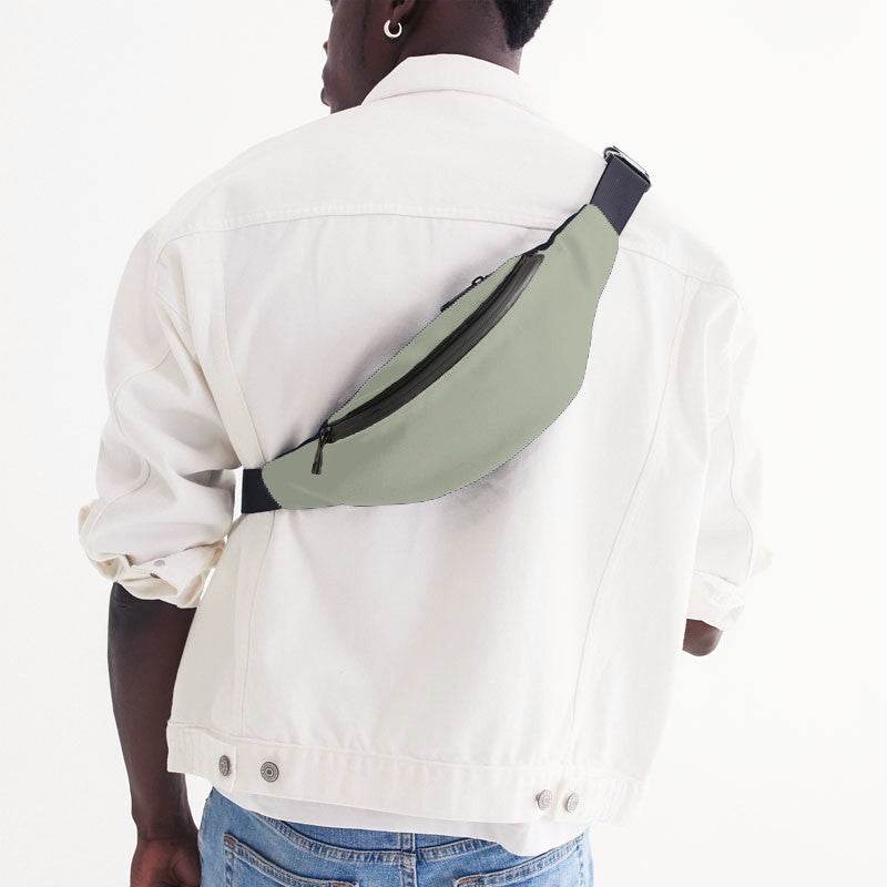 Silver Lace Belt Bag (L-NE-LG) - Man Back