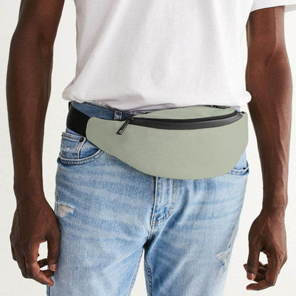 Silver Lace Belt Bag (L-NE-LG) - Man Front CloseUp