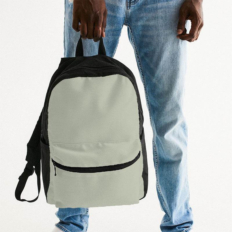 Silver Lace Canvas Backpack (L-NE-LG) - Man Holding
