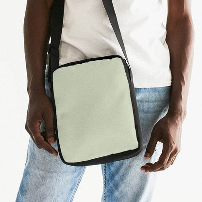 Silver Lace Messenger Pouch (L-NE-LG) - Man Front CloseUp