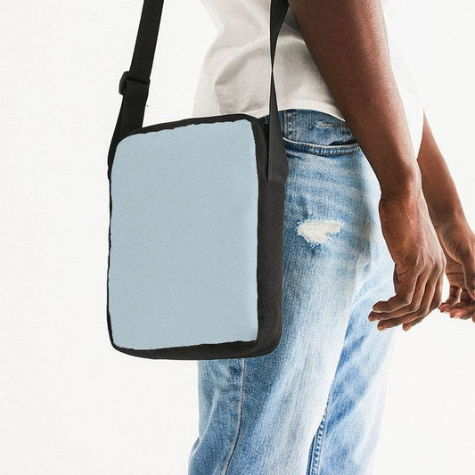Silver Messenger Pouch (BC2-NE-LG) - Man Side CloseUp