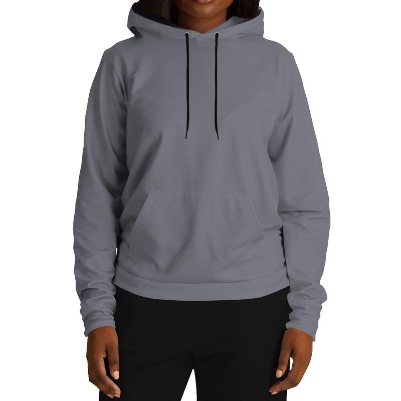 Silver Metallic Hoodie (C10M10Y0K60) - Woman Front