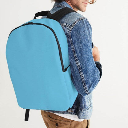 Sky Blue Waterproof Backpack (BC2-ME-ML) - Man CloseUp
