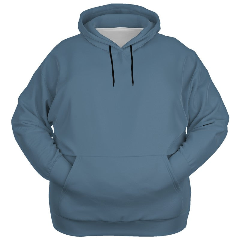 Slate Blue Hoodie PLUS (B-FM-ME) - Ghost Front PLUS