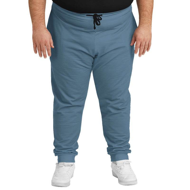 Slate Blue Joggers PLUS (B-FM-ME) - Man Front PLUS