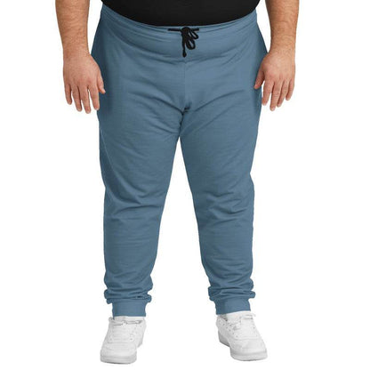 Slate Blue Joggers PLUS (B-FM-ME) - Man Front PLUS