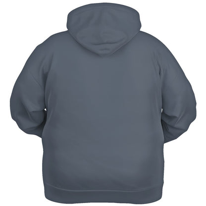 Slate Gray Hoodie PLUS (IB2-NE-ME) - Ghost Back PLUS