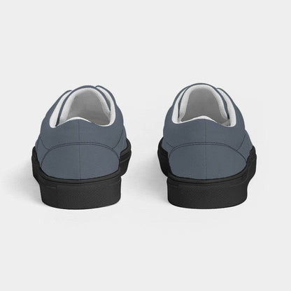 Slate Gray Women's Canvas Sneakers (IB2-NE-ME) - Back