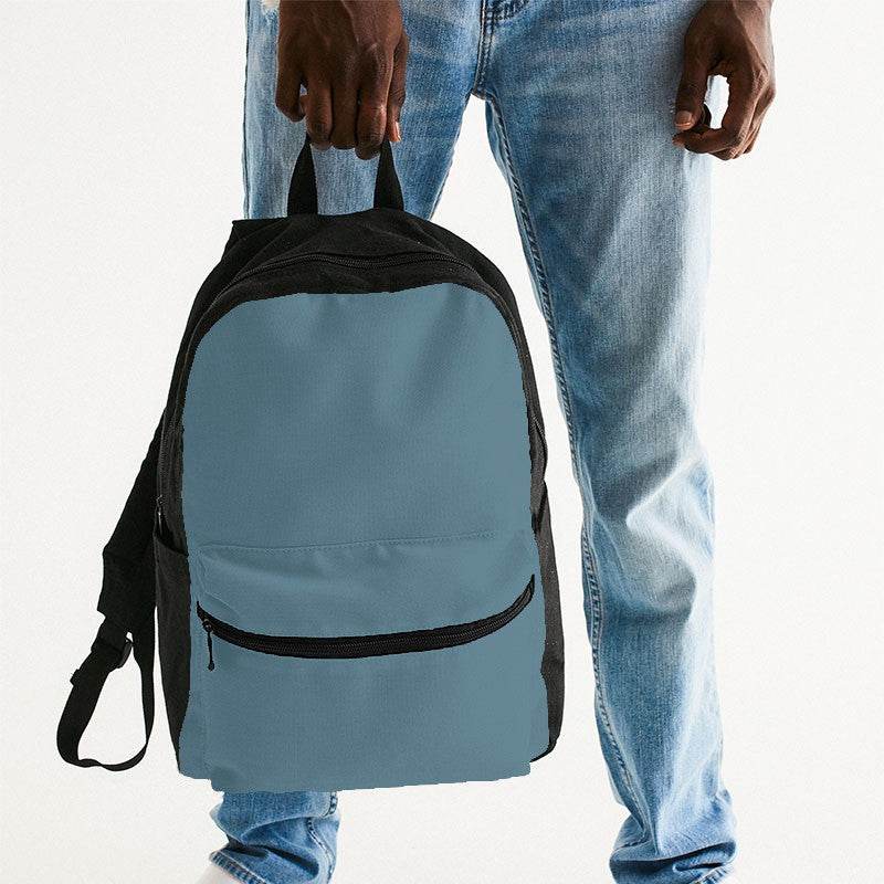 Smoke Gray Canvas Backpack (BC2-FM-ME) - Man Holding