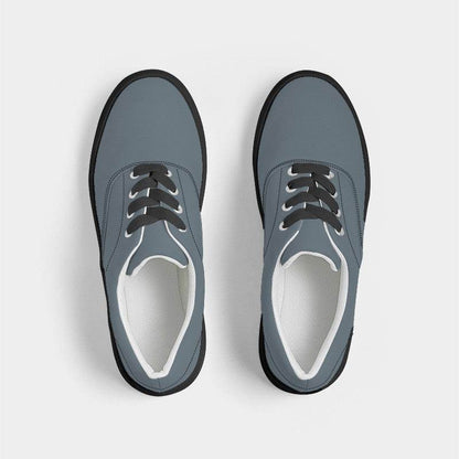 Steel Men's Canvas Sneakers (B-NE-ME) - Top