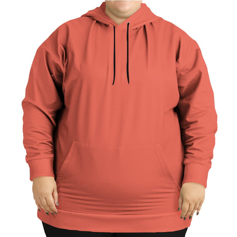 Sunset Orange Hoodie PLUS (R-ME-ML) - Woman Front PLUS