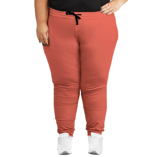 Sunset Orange Joggers PLUS (R-ME-ML) - Woman Front PLUS
