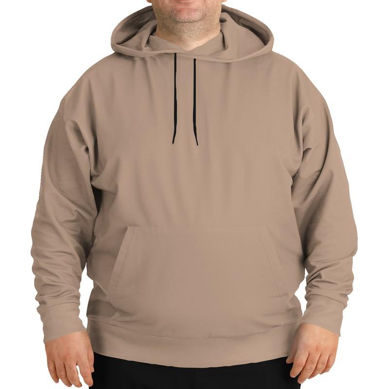 Tan Hoodie (C0M22Y30K30) - Man Front PLUS