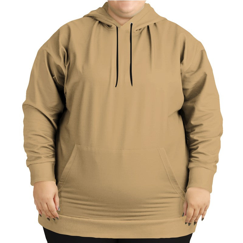 Tan Hoodie PLUS (YO2-MU-ML) - Woman Front PLUS