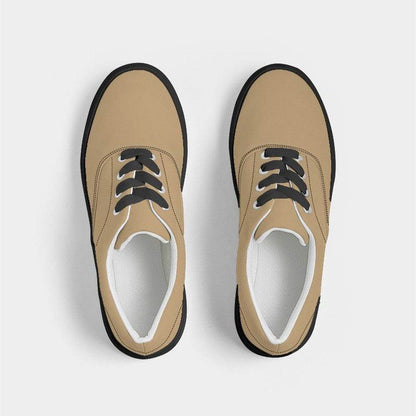 Tan Men's Canvas Sneakers (YO2-MU-ML) - Top