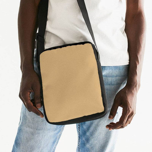 Tan Messenger Pouch (YO2-MU-ML) - Man Front CloseUp