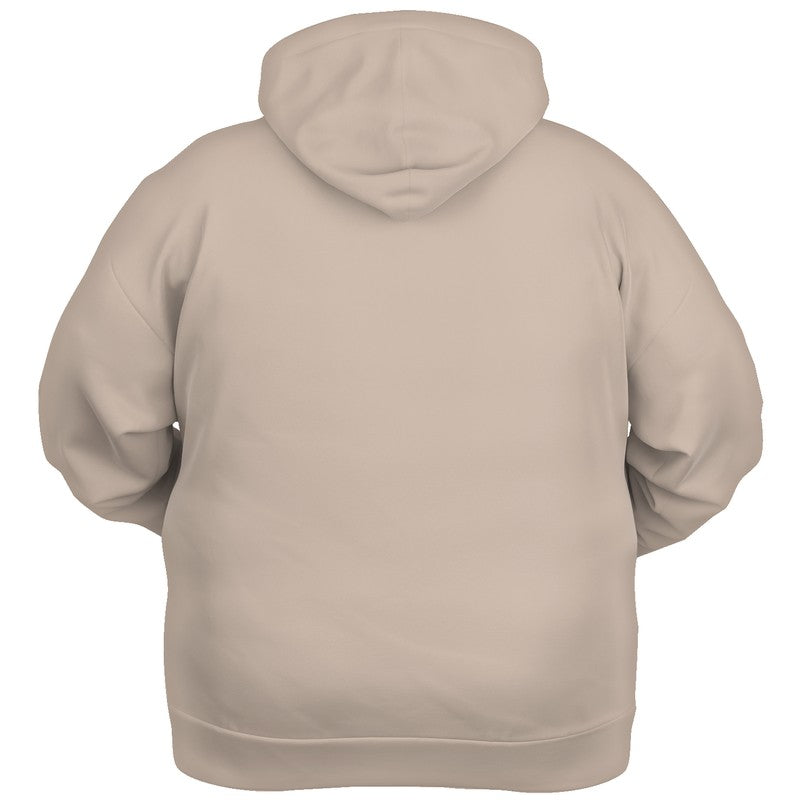 Taupe Gray Hoodie PLUS (O-NE-LG) - Ghost Back PLUS