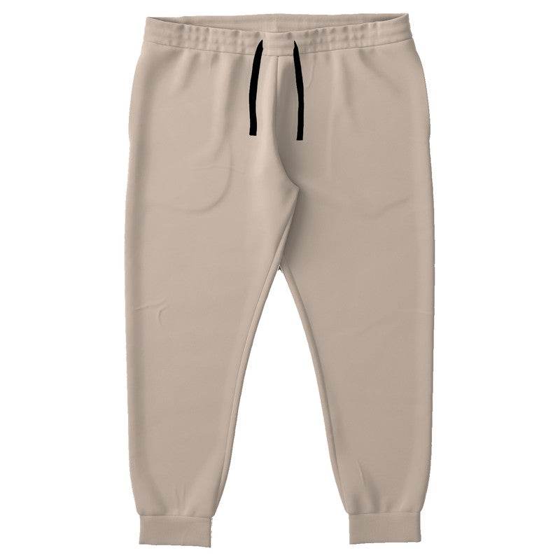 Taupe Gray Joggers PLUS (O-NE-LG) - Front PLUS