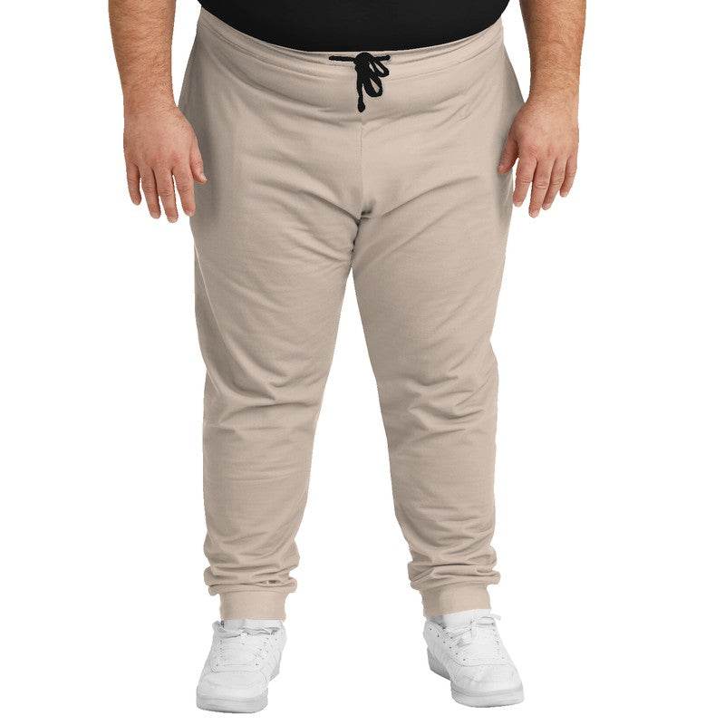 Taupe Gray Joggers PLUS (O-NE-LG) - Man Front PLUS