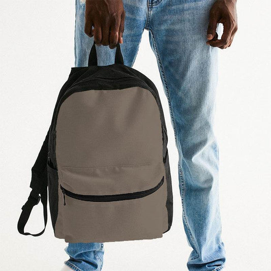 Taupe Haze Canvas Backpack (O-NE-ME) - Man Holding