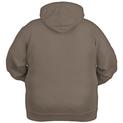 Taupe Haze Hoodie PLUS (O-NE-ME) - Ghost Back PLUS