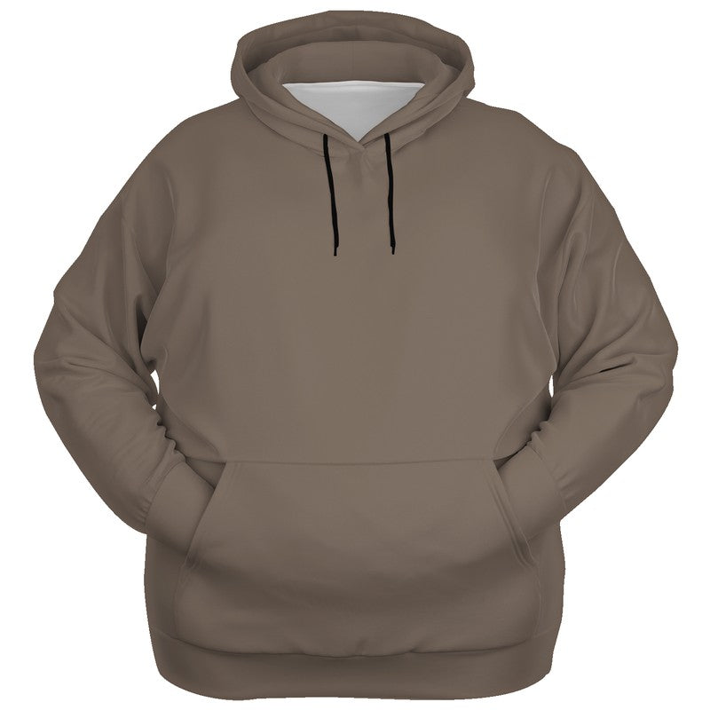 Taupe Haze Hoodie PLUS (O-NE-ME) - Ghost Front PLUS