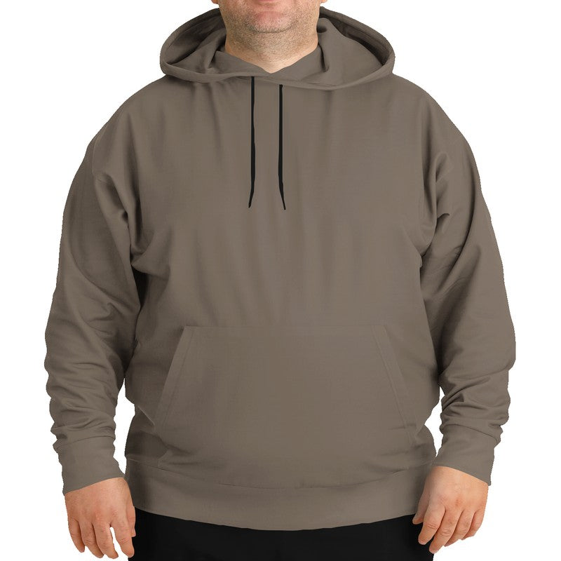 Taupe Haze Hoodie PLUS (O-NE-ME) - Man Front PLUS
