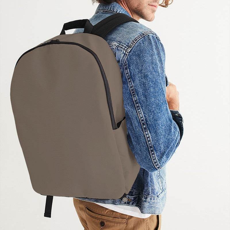 Taupe Haze Waterproof Backpack (O-NE-ME) - Man CloseUp