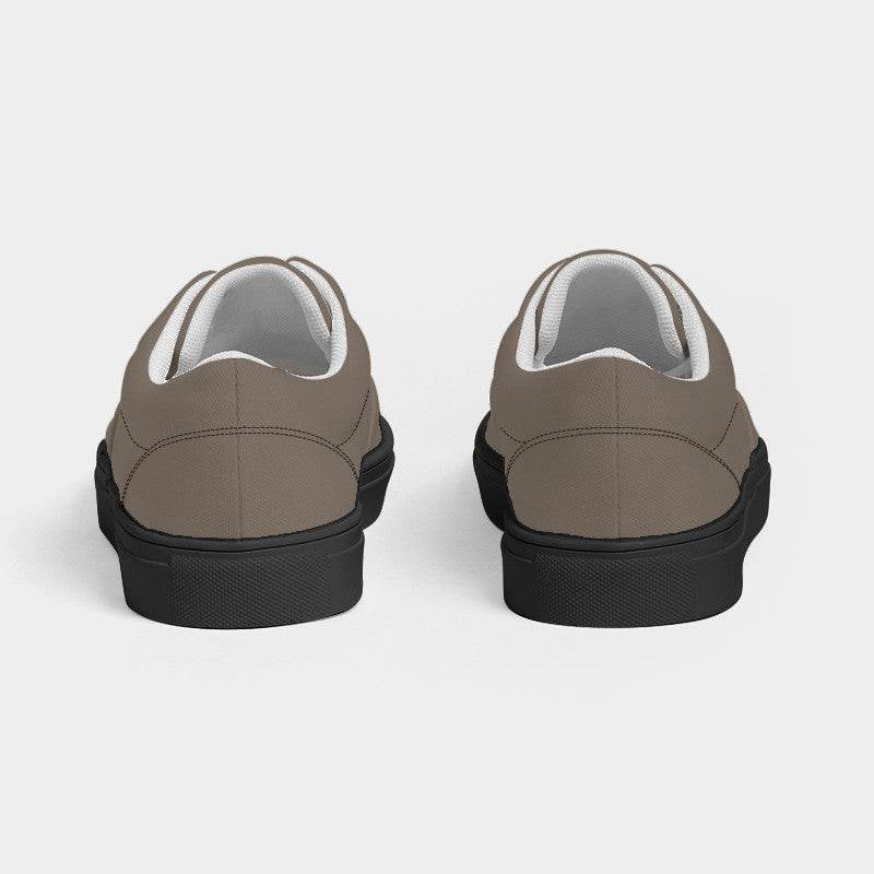 Taupe Haze Women's Canvas Sneakers (O-NE-ME) - Back