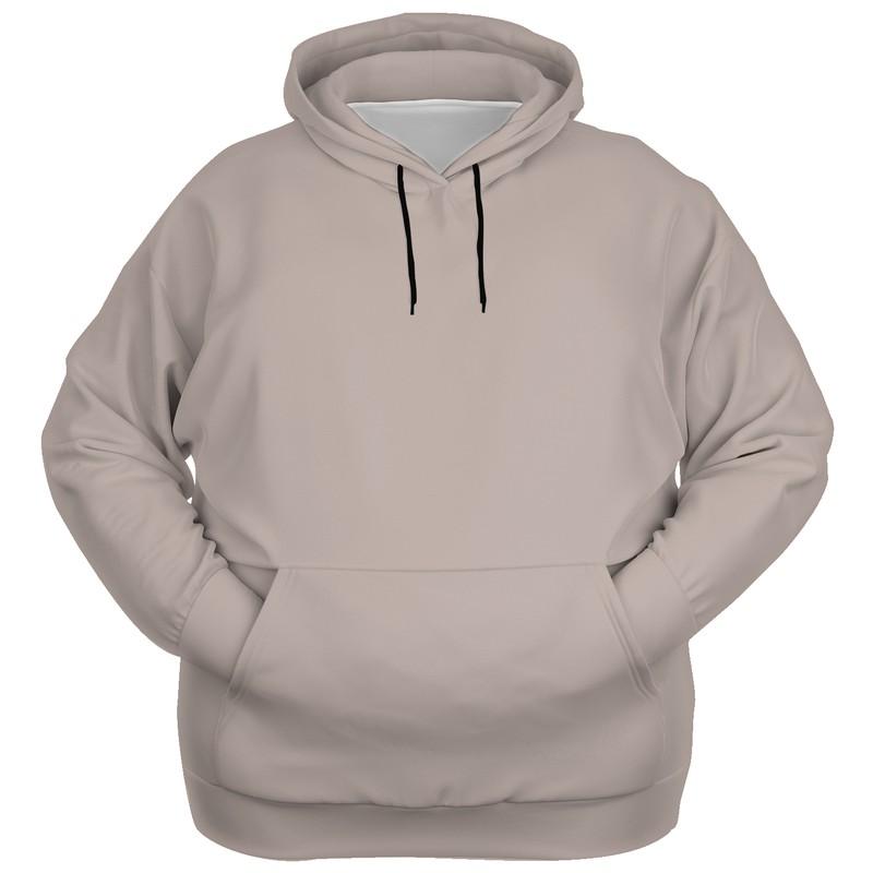 Taupe Hoodie (C0M10Y10K30) - Ghost Front PLUS