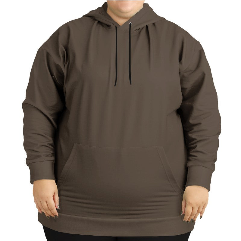 Taupe Hoodie PLUS (O-NE-MD) - Woman Front PLUS