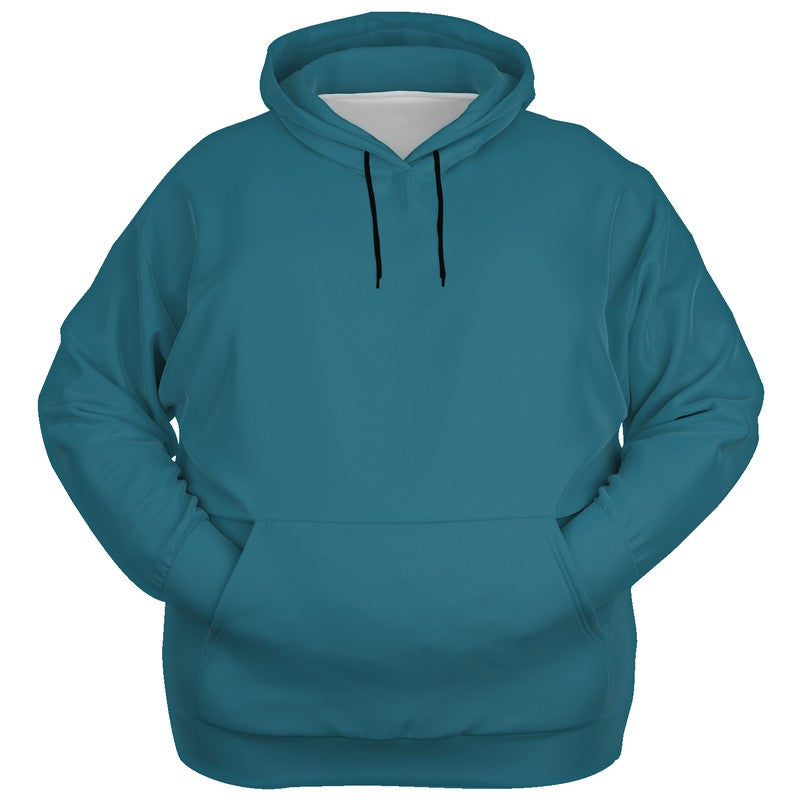 Teal Blue Hoodie PLUS (BC3-ME-DE) - Ghost Front PLUS