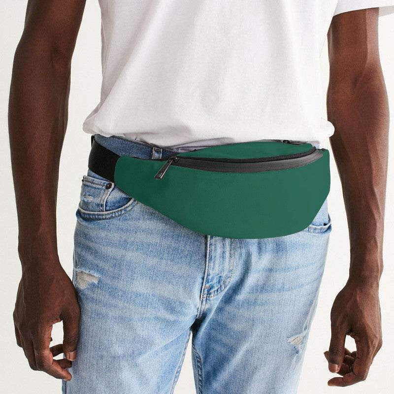 Teal Green Belt Bag (BGG1-ME-DE) - Man Front CloseUp