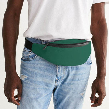 Teal Green Belt Bag (BGG1-ME-DE) - Man Front CloseUp