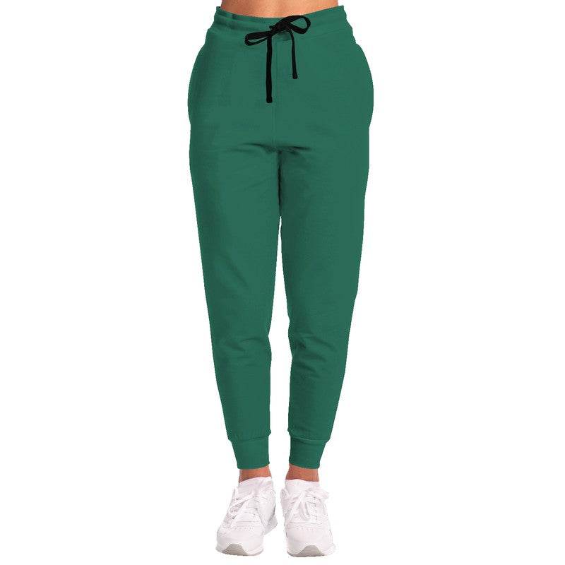 Teal Green Joggers (BGG1-ME-DE) - Woman Front