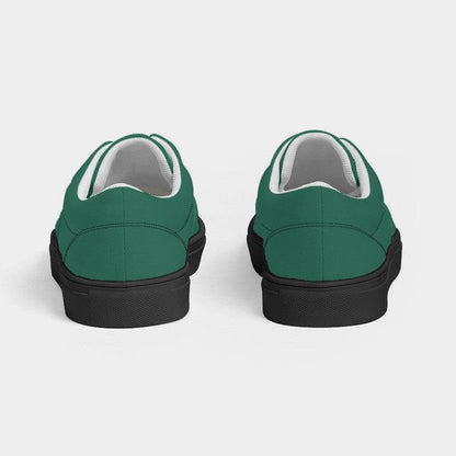 Teal Green Men's Canvas Sneakers (BGG1-ME-DE) - Back