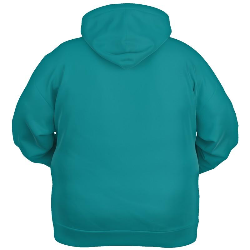 Teal Hoodie (C100M0Y38K30) - Ghost Back PLUS