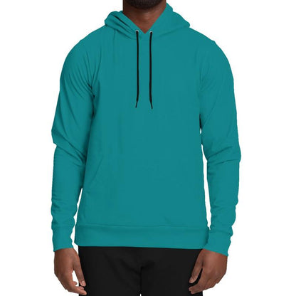 Teal Hoodie (C100M0Y38K30) - Man Front