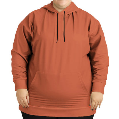 Terracotta Hoodie PLUS (OR3-ME-ME) - Woman Front PLUS