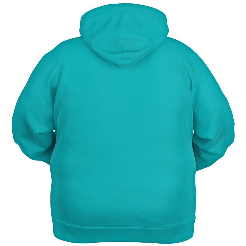 Tiffany Blue Hoodie (C100M0Y38K0) - Ghost Back PLUS