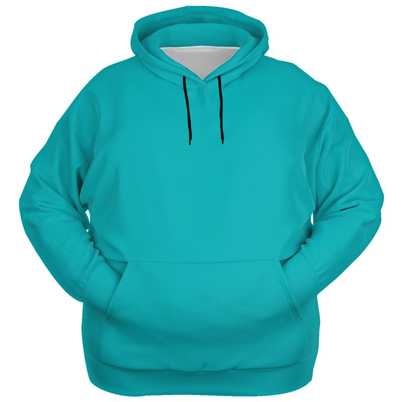 Tiffany Blue Hoodie (C100M0Y38K0) - Ghost Front PLUS