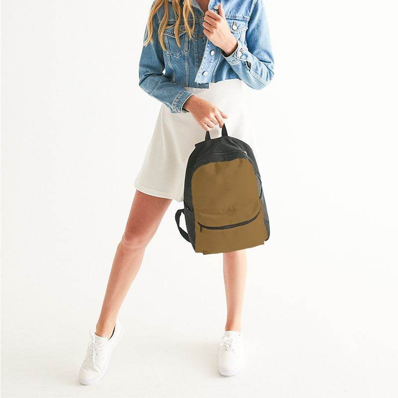 Toffee Canvas Backpack (YO2-MU-MD) - Woman